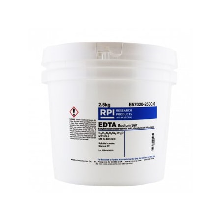 Rpi EDTA, Disodium Salt, 2.5 KG E57020-2500.0